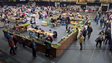 Our modular layout in an exhibition.